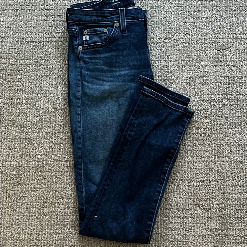 AG Denim, medium wash, low rise jeans, size 26
